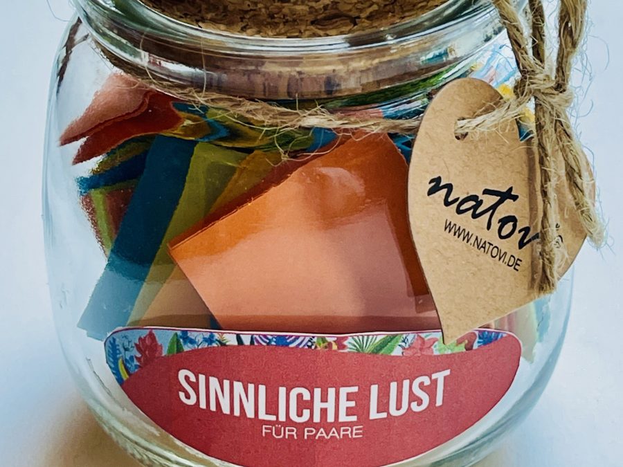 Sinnliche Lust – Glas mit Geschenkbox